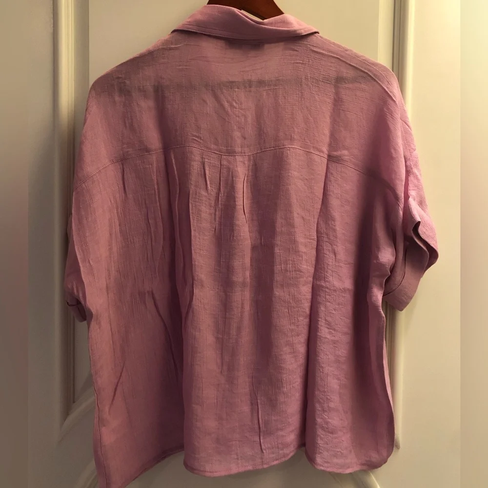 Boxy button down top - Picture 5 of 9